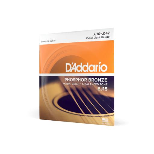 D'Addario Phosphor Bronze Extra Light 10-47 Acoustic Strings